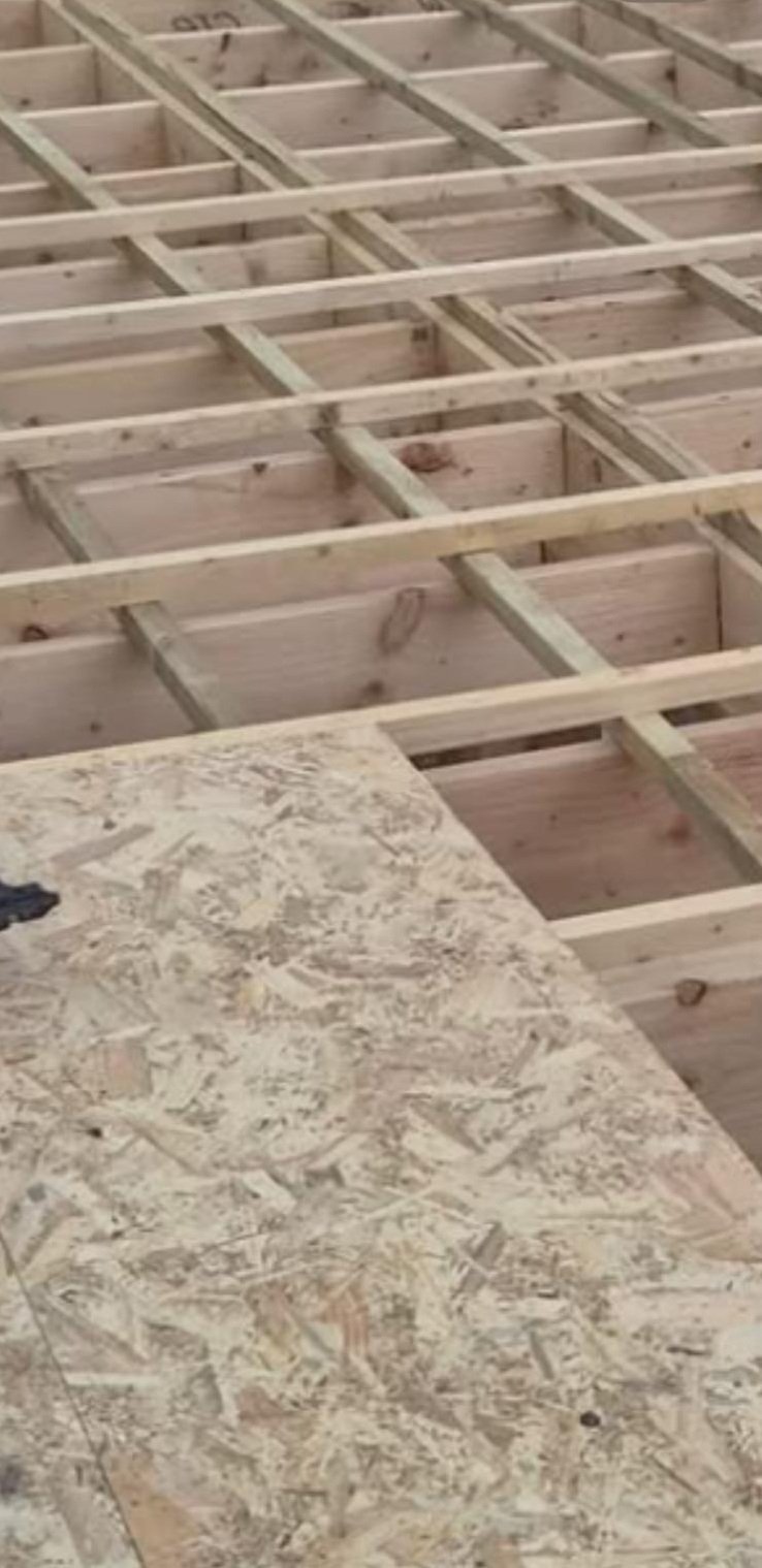 Preparing wooden foundation for flat roof repair in Meath